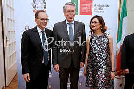 The reception at the Embassy of Italy