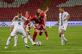 Fudbal: UEFA Liga nacija: Srbija - Slovenija