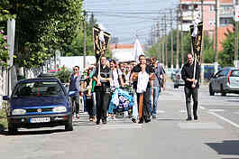 The funeral of Igor Zivanovic 