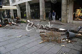 car accident in Knez Mihailova Street