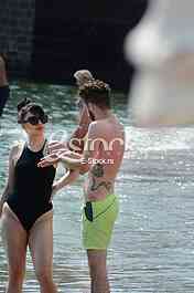 Zeljko Joksimovic daughter with boyfriend, Mina Joksimovic