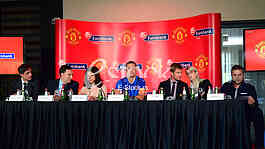 press conference at the restaurant Novak, The extension of cooperation between Eurobank Serbia and Manchester United FC, Nemanja Vidic