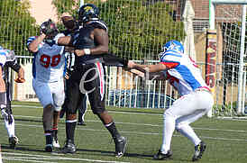 American football match