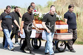 The funeral of Igor Zivanovic 