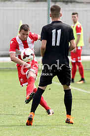 Football match  Partizan and Red Star.