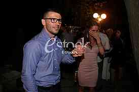 The occasion of winning Olympic gold, the cocktail Davor Stefanek in honor of the Club of Representatives on Dedinje. However, Davor managed to overshadow their Olympic gold by making the proposal to his girlfriend Dolores.