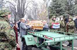 Burial of the remains Dimirija Tucovica