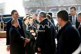 Vladimir Putin in Belgrade