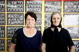 the opening of a memorial room Kosmet victims
