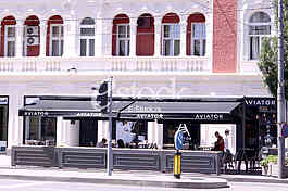 Aviator coffee shop.