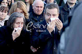 The burial of Desimir Dacic