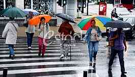 Rain in Belgrade, bad weather