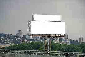 empty billboard for your ad