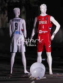 Promotion of new jersey national basketball team Serbia