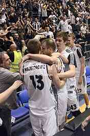  Partizan-Red Star, basketball derby game.
