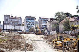 A death and accident at the construction site in Sarajevska Street
