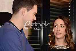 Actors Marijana Micic and Boki Peric