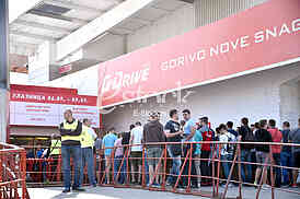 Selling tickets on stadium Marakana for the Champions League
