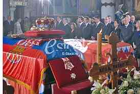 Burial of the remains