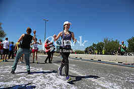 Street runners at 29th Belgrade marathon