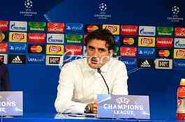 Press conference after the match of UCL