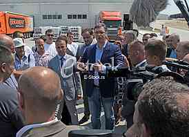 Bekament production of styrofoam opened by Prime Minister Aleksandar Vucic