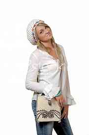 Girl in ethno clothes