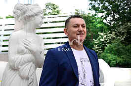 Press conference Sako Polumenta in restaurant 