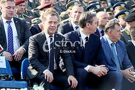 Dmitrij Medvedev Aleksandar Vucic Milorad Dodik