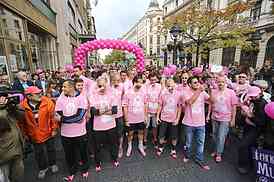 Race in the heels against Breast Cancer