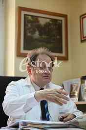 Dr Miljko Ristic.Interview for newspaper Serbia telegraph.Clinical centre Cardio.