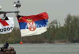 lustrations to the dispute Serbia and Croatia over the state border river