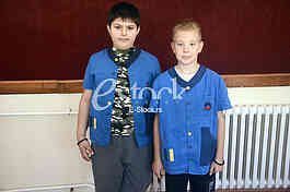 Uniforms for children in elementary school ''Aleksa Santic''.