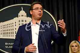 Serbian Prime Minister Aleksandar Vucic. Premijer Srbije Aleksandar Vučić