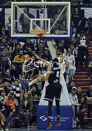 Partizan-Paok, (78:82), basketball game, FIBA league.