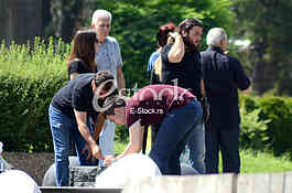Family and friends grave Miodrag Mandic Manda