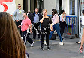  In front of Zemun Clinic Center, family of Darko Lazic