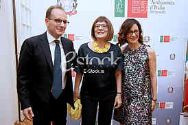 The reception at the Embassy of Italy