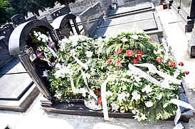 The funeral of a twenty-two year old Ognjen Ikac.