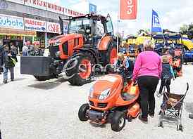 Agricultural machinery at fair