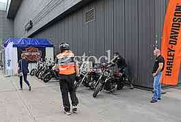 Promote and test drive of Harley Davidson