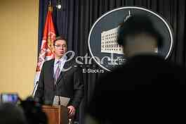 Prime Minister Aleksandar Vucic said today that he was sorry that Croatian officials will not review the facts and look truth in the eye and said that as of today, members of the government of Serbia to refrain from any kind of reaction to the statem