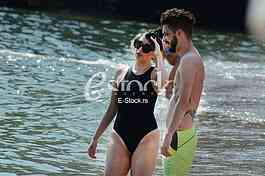 Zeljko Joksimovic daughter with boyfriend, Mina Joksimovic