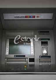 ATM cash machine - front view
