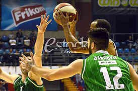 Basketball game between Partizan and Olimpija 