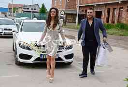 wedding of Andreana Cekic, club Inter hollywood