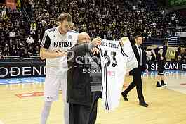 Partizan-Paok, (78:82), basketball game, FIBA league.
