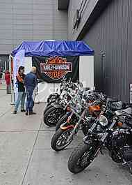 Promote and test drive of Harley Davidson