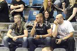  Partizan-Red Star, basketball derby game.