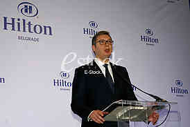  aleksandar vucic , hilton hotel otvaranje u bg